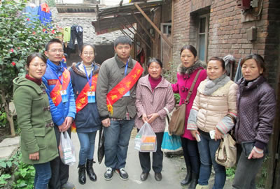 关爱孤寡  赠药送暖行--院团委开展“邻里守望，情暖八闽”主题志愿服务活动