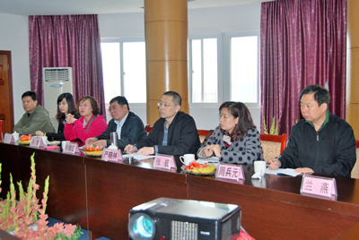 河北省石家庄市民政局考察团莅临护养中心中心调研