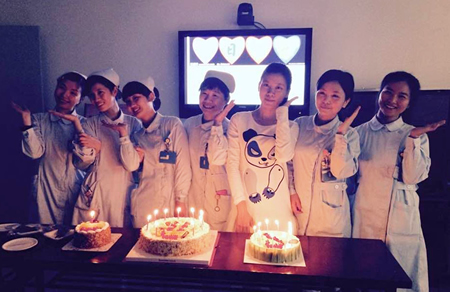 甲状腺乳腺外科举办月度护士集体生日会