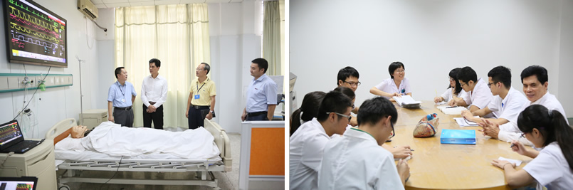 福建医科大学2015年本科专业评估专家莅临第一临床医学院检查指导工作