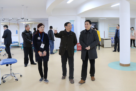 福州市人社局、市医保办及马尾区领导一行莅临护养中心视察指导