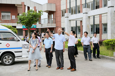 民政部、国家卫计委、工信部领导联合莅临我院护养中心督导调研