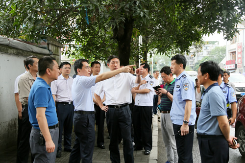 福州市委副书记陈为民一行到我院走访调研