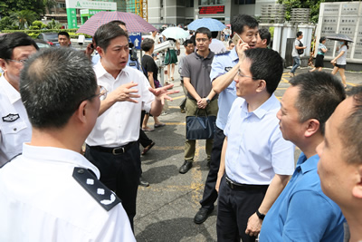 福州市委副书记陈为民一行到我院走访调研