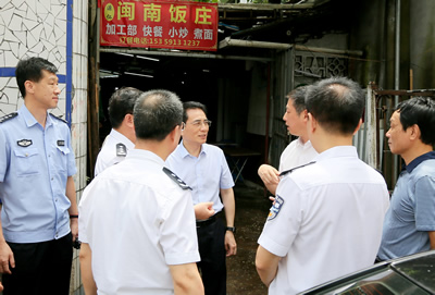 福州市委副书记陈为民一行到我院走访调研