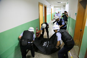 『平安附一』我院举行反恐防暴应急演练