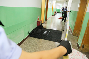 『平安附一』我院举行反恐防暴应急演练