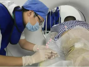 我院介入科成功开展福建首例3D打印模板引导下的放射性粒子植入手术