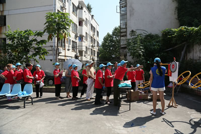 我院举办第四届老年节健身运动会