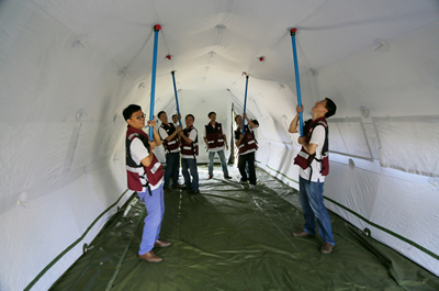 我院开展2016年省级卫生应急队伍演练