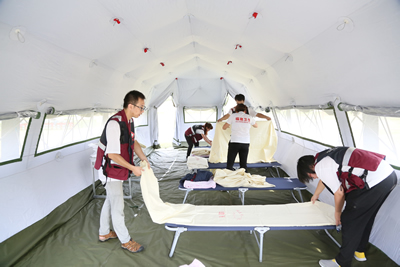 我院开展2016年省级卫生应急队伍演练