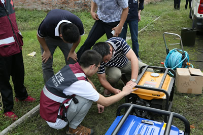 我院开展2016年省级卫生应急队伍演练