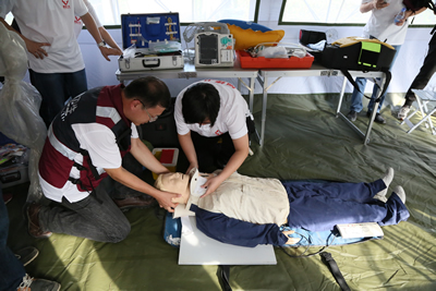 我院开展2016年省级卫生应急队伍演练