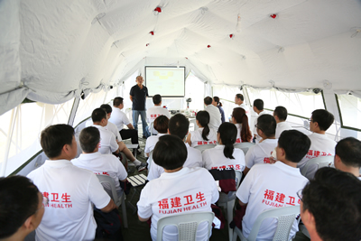 我院开展2016年省级卫生应急队伍演练