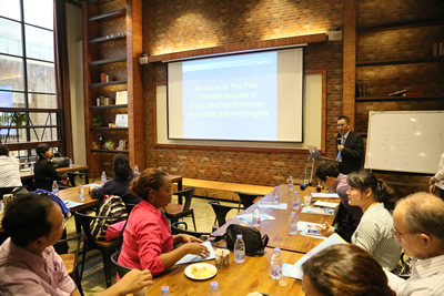 发展中国家颅脑疾病防控管理研修班学员到我院参观访问