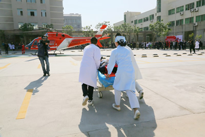 『高水平医院建设系列报道』福建医科大学附属第一医院开展福建省首次医联体跨区域成员单位患者空中120转运演练