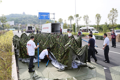 我院作为省级紧急医学救援三队圆满完成2016年省级卫生应急队伍综合救援能力演练
