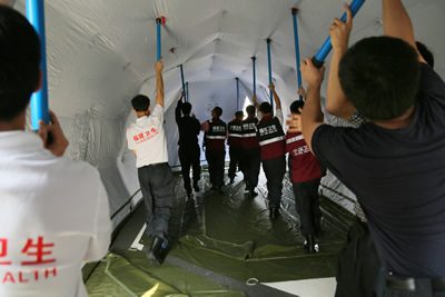 我院作为省级紧急医学救援三队圆满完成2016年省级卫生应急队伍综合救援能力演练