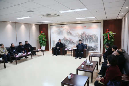 省保健委领导组织部长胡昌升一行慰问我院保健专家