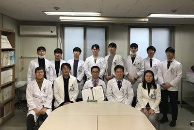 整形外科王美水主任医师在韩国研修获殊荣