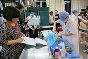 第一临床医学院举办第十五届临床知识技能竞赛