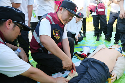 平战结合  常备不懈——我院省级紧急医学救援三队开展自然灾害应急救援演练