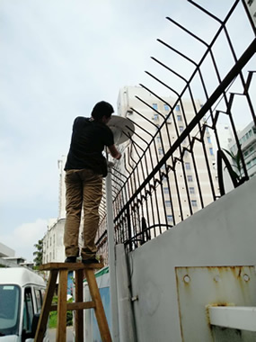 【图片新闻】后勤管理处开展节能减排专项活动