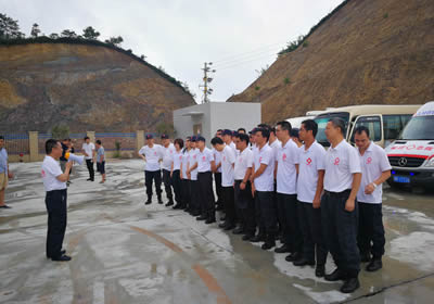 我院参加福建省级卫生应急救援队伍应急救援检验性演练