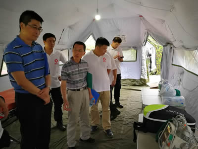 我院参加福建省级卫生应急救援队伍应急救援检验性演练