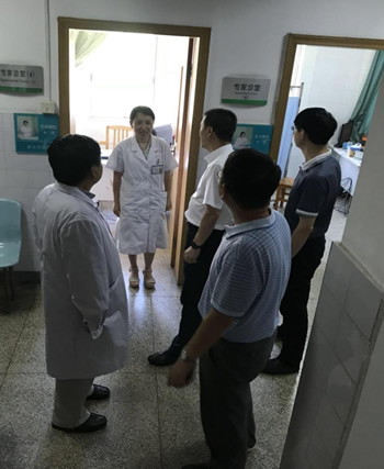 新一届院领导班子莅临皮肤病性病分院调研座谈