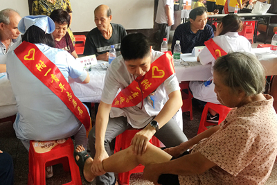 『致敬医师节』我院青年医务工作者参加李嘉诚基金会2018年全国医学生暑期医疗扶贫之闽清坂东义诊活动