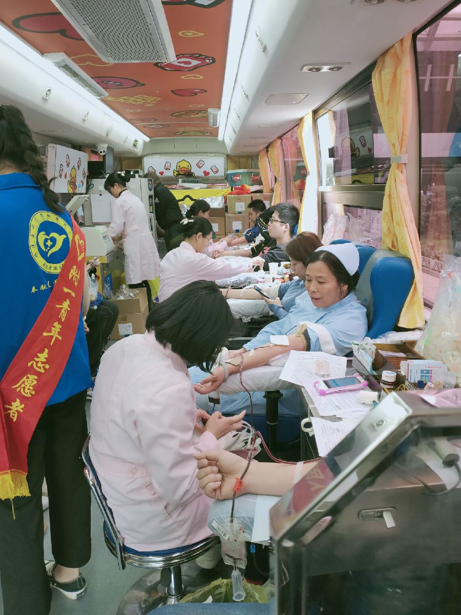 热血送暖 为生命接力——我院连续十年开展无偿献血活动