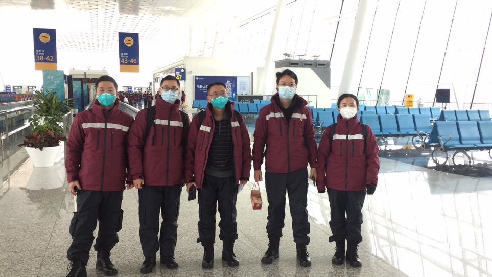 『附一抗疫』我院首批支援湖北医疗队安抵武汉