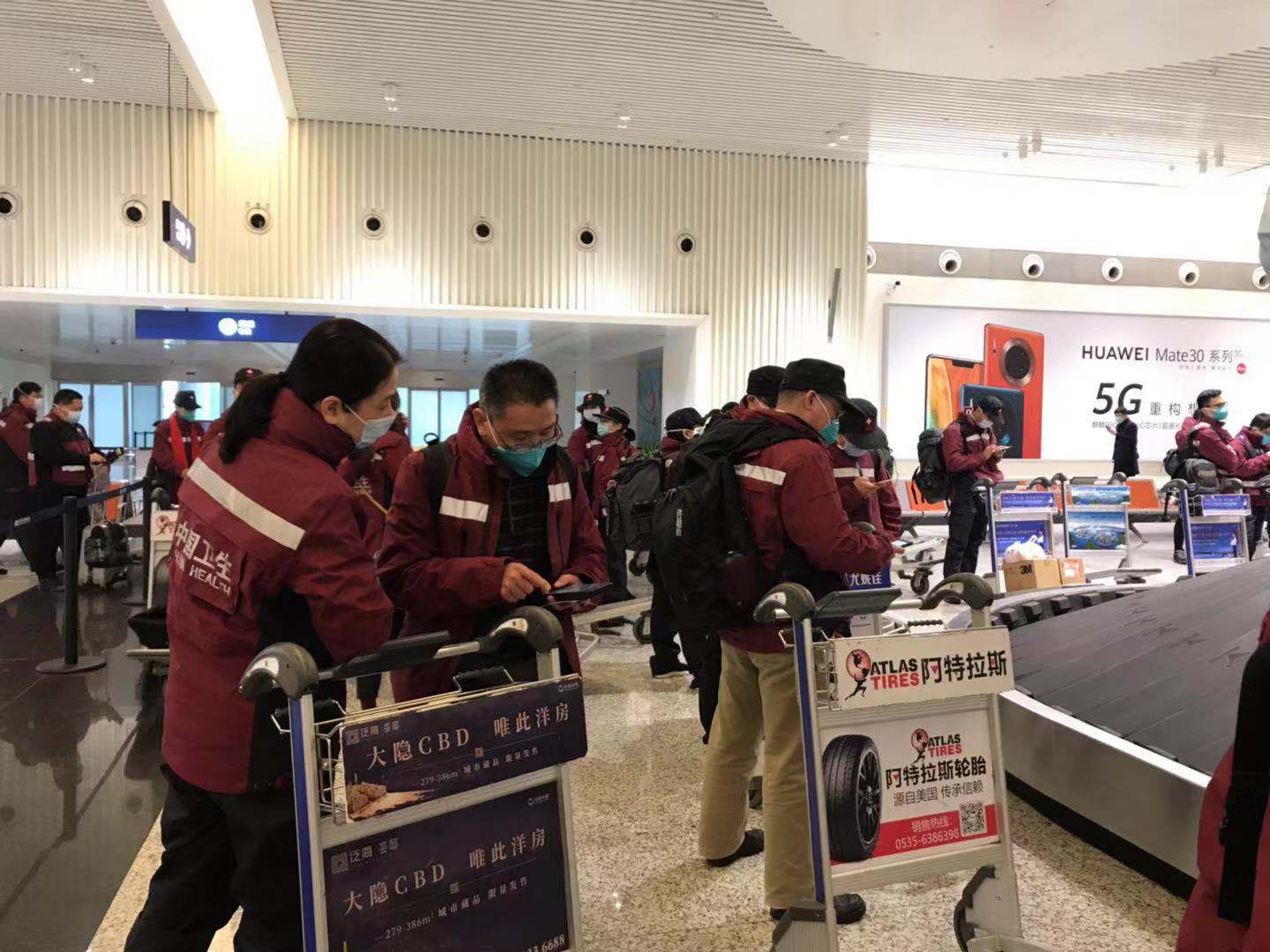 『附一抗疫』我院首批支援湖北医疗队安抵武汉