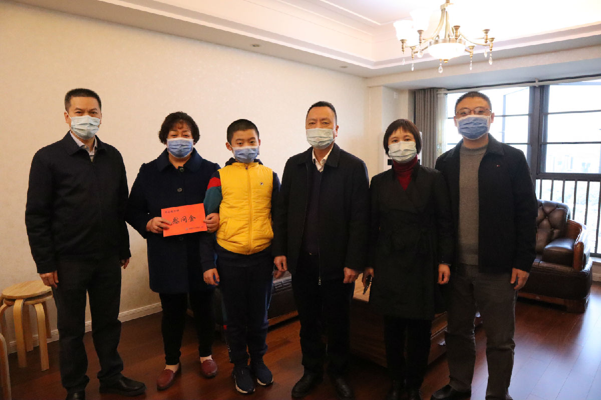 『附一抗疫』福建省工会及我院领导一行慰问我院援助武汉医疗队员家属