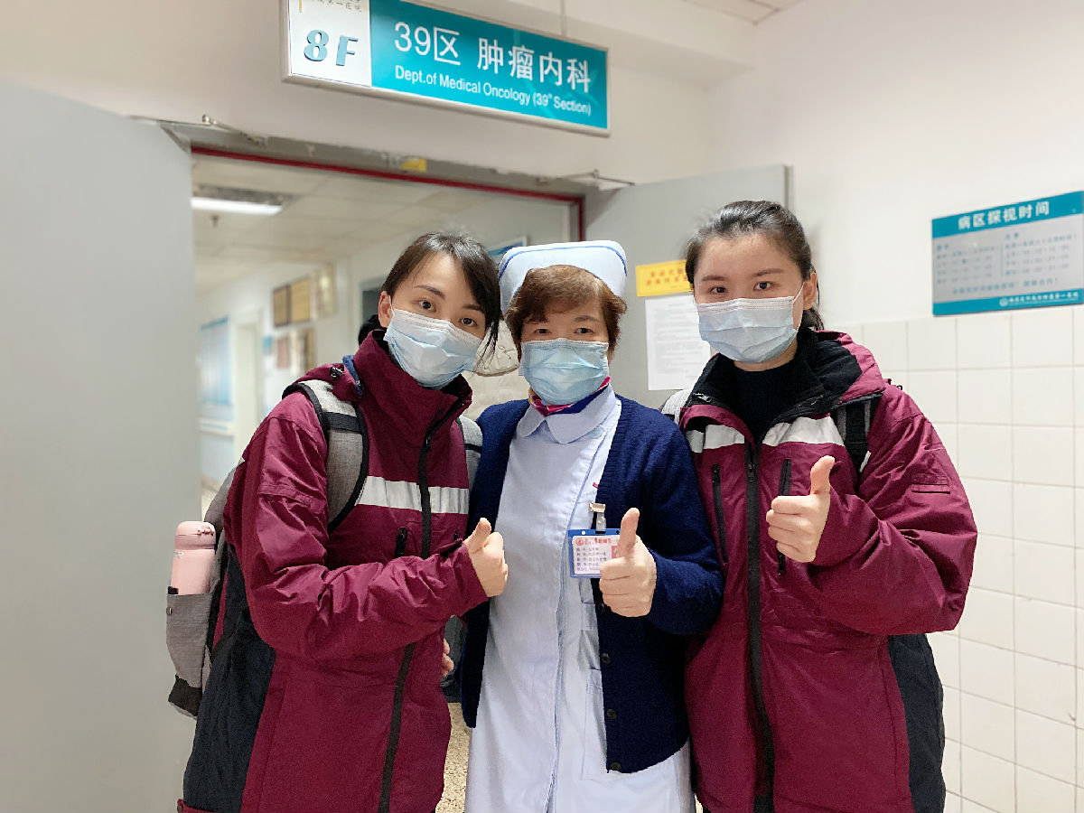 防疫攻坚显初心 巾帼有爱勇担当 —— 肿瘤内科39区送身边的英雄出征