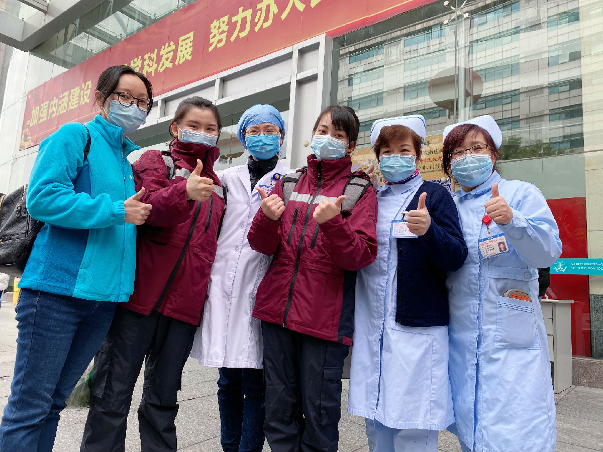 39区肿瘤内科全体医护家属给出征队员的一封家书