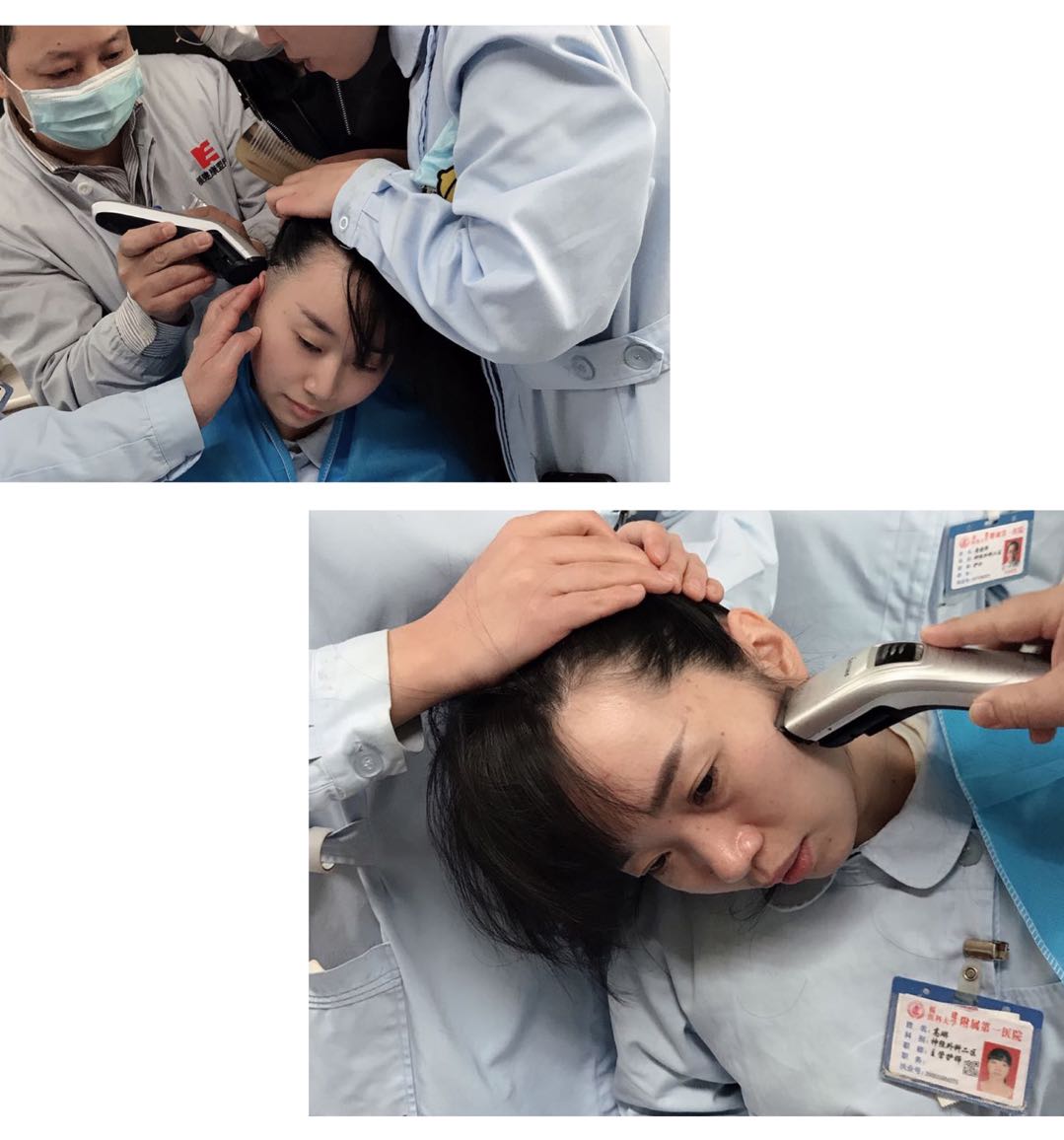 这一次，护士长流下了眼泪